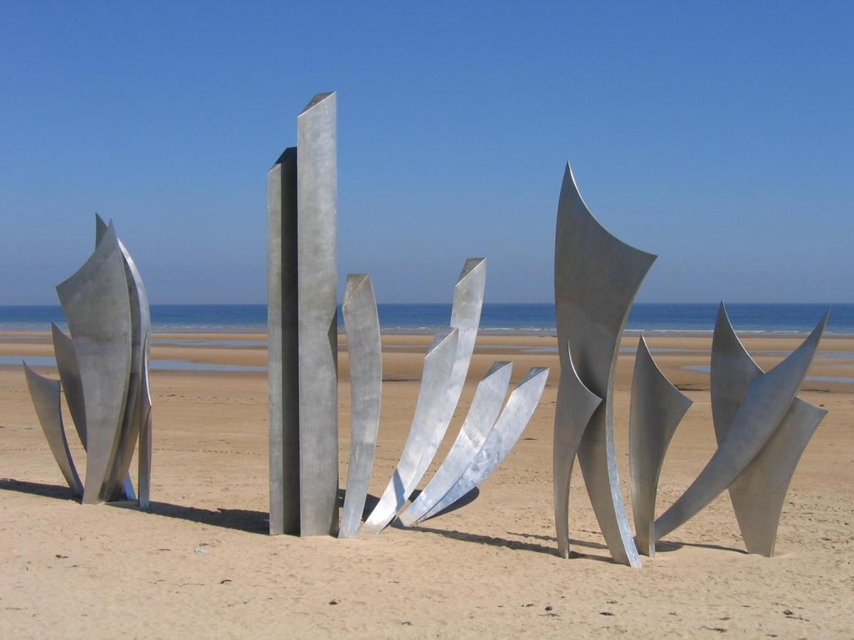 Studio Vargas Avec Jardin - Omaha Beach Колвил-сюр-Мер Екстериор снимка